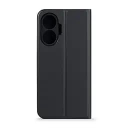 Чехол-книжка для Xiaomi Poco F7, OneFold Case, черный, из экокожи (PU) и TPU, с магнитом, с подставкой и отделением для карт, трансформируется в подставку, противоударный, защита всего корпуса, ArmorStandart (ARM80418) - мініатюра 2