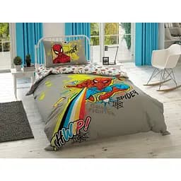 Комплект постільної білизни TAC Disney Spiderman Power Полуторний Різнокольоровий 000229573