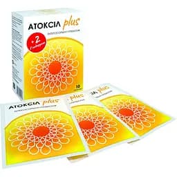 Энтеросорбент-пребиотик Атоксил Плюс со вкусом клубники в саше по 2 г, 10 шт. + 2 шт. в подарок