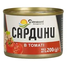 Сардина Домашні продукти в томаті 200 г