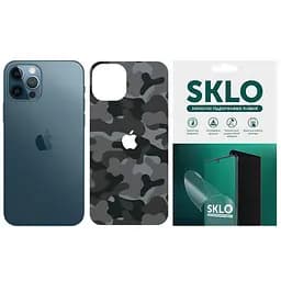 Защитная пленка SKLO Back задняя часть+лого Camo для Apple iPhone 6/6s 4.7 Серый/Army Gray