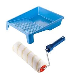 Валик "Гірпаінт" 250х48 мм з ручкою та ванночка Polax (770-205)