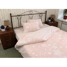 Комплект постільної білизни Руно євро "Beige star_1" бязь 845.114Б_Beige star_1