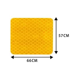 Світловідбивна наклейка на заднє крило для самокату Xiaomi Pro 2 Yellow UKC YT123412 - мініатюра 3