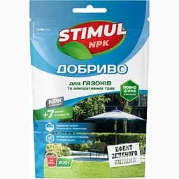 Комплексне мінеральне добриво Stimul NPK для газонів та декоративних трав 200 г (79192919)