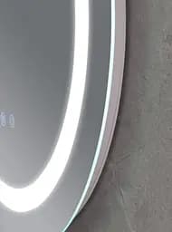 Дзеркало Mixxus Plain MC02-60 (годинник, LED-підсвічування, антизапотівання) (MI6012) - мініатюра 6