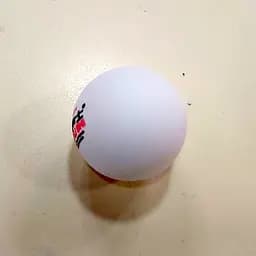 Тенісна кулька BT-PPS-0033Р 40 мм, PP, шовна, 1 штука (6900152007633) Білий