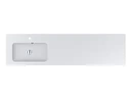 Умивальник Miraggio DELLA 1900 L (8813774) Mirasoft, Матовий, Накладний, Білий - мініатюра 4