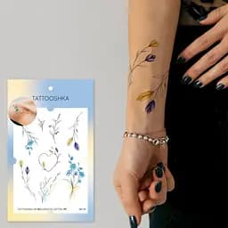 Тату тимчасове в наборі Українські гілочки Tattooshka LB-174 Різнокольоровий shop (4825800012093) - мініатюра 2