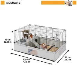 Клітка Ferplast Modular 2 для кроликів та морських свинок