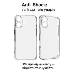Чохол до мобільного телефона BeCover Anti-Shock Apple iPhone 17 Clear (713793) - мініатюра 4