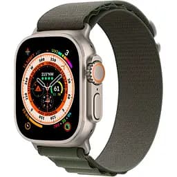 Смарт-часы Apple Watch Ultra 49mm Titanium Case with Green Alpine Loop Small (MNHC3/MNHJ3) [73824]