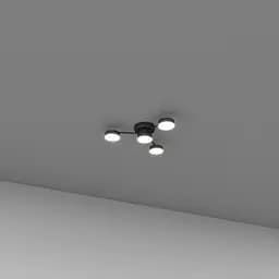 Стельовий світильник SV0004-4 BK 4000K