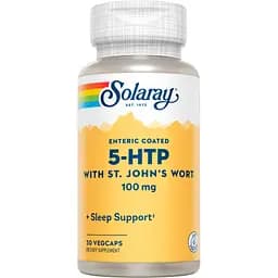 5-HTP Solaray Guaranteed Potency 5-HTP + St. John's 100 мг 30 капсул