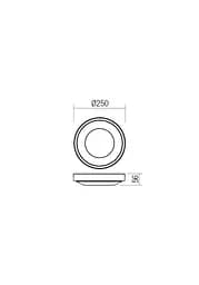Стельовий світильник OSIRIS PL LED SMD 20W IP65 WH 3000K(5.1.2) Redo 90118 - мініатюра 2