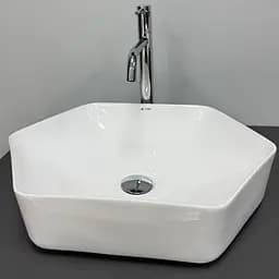 Умивальник VBI Quaglio white накладний VBI-012622, Білий - мініатюра 3
