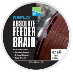 Шнур Preston Absolute Feeder Braid 0.12 мм 8.40 кг