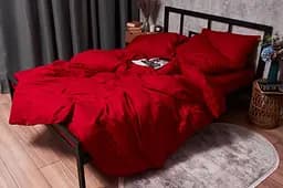 Комплект постільної білизни Moon&Star Satin Stripe Stripe Red Дитячий 110x140 см наволочки 2x40x40 см - мініатюра 5