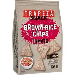 Чипси Trapeza рисові зі смаком томатів 60 г (920798)