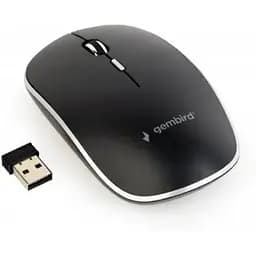 Миша Gembird MUSW-4BS-01 бездротова чорний безшумна dpi 1600 USB AAx1 шт