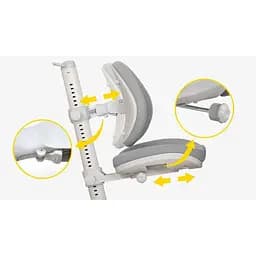 Дитяче крісло Mealux Ortoback Base Grey (Y-508 G Base) - мініатюра 4