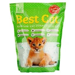 Силікагелевий наповнювач для котячого туалету Best Cat Green Apple 3.6 л (SGL005)