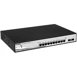 Комутатор DGS-1210-10P 8xGE PoE, 2xSFP, WebSmart D-Link teh0018097