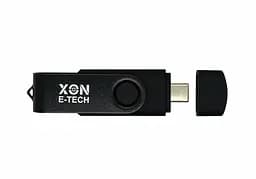 Флеш-накопичувач XON FlashDrive DuoConnect 256GB (USB 3.0 + USB Type-C) Чорний (FX3DR256PB 7553) - мініатюра 4