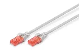 Патч-корд CAT 6 UTP 15м AWG 26/7 Cu LSZH сірий Digitus teh0018348