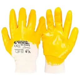 Рукавички робочі захисні Mastertool нітрил 10" (в упаковці 6 шт.)