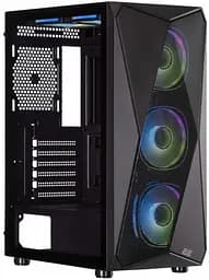 Корпус Aruba G3313B без БП 1xUSB3.0 2xUSB2.0 5x120мм ARGB VGA 300мм LCS ready HUB T 2E Gaming teh0018912