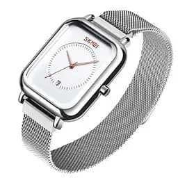 Класичний чоловічий наручний годинник Skmei 9207 Сріблястий