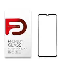 Захисне скло для Samsung Galaxy A41 (A415), Full Glue, 2.5D, на весь екран, глянцеве, загартоване 9H, повне проклеювання по всій поверхні, з чорною рамкою, протиударне, ArmorStandart (ARM56260-GFG-BK)