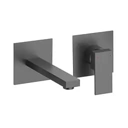 Змішувач для умивальника настінний Volle Pardo pistola gris 1548.010306 Графит