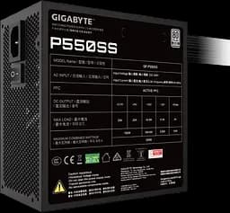 Блок живлення Gigabyte GP-P550SS 550W 80+ Silver - мініатюра 5