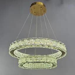 Люстра кільця Linisoln 7896-60*40 метал, кришталь, LED, 120-50 см, 60*40 см, 65 Вт - мініатюра 4