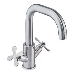 Змішувач для умивальника Zerix GTA 001 ZX4742 Нержавіюча сталь