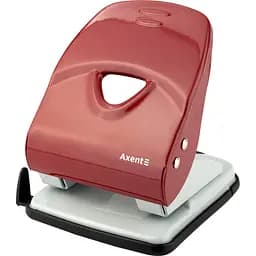 Діркопробивач для паперу Axent Exakt-2 металевий 40 аркушів червоний (3940-06-A)