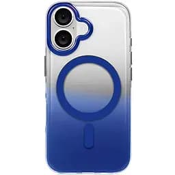 Чохол Epik TPU+PC Phantom with MagSafe для Apple iPhone 16, 6.1 Blue