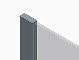 Душова перегородка Koer SR SP03-120x200-TR-01 Walk-In прозоре скло Easy Clean 8 мм, хром KR5398, прозоре, хром - мініатюра 4