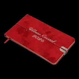 Щотижневик датований Buromax Velour 2026 153 x 87 мм штучна шкіра червоний (BM.2902-05) - мініатюра 2