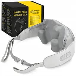 Накидка-массажер 4FIZJO Shiatsu Evo+ для шеи и спины, аккумуляторный Grey (P-5905973404150)