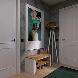 Тумба для взуття Еверест Нордік-900, 90х38х45 см білий/дуб крафт золотий (EVR-5545) - мініатюра 3