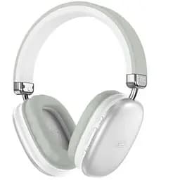 Навушники бездротові накладні XO be45 Beiguo Headworn Bluetooth Earphones сріблясті