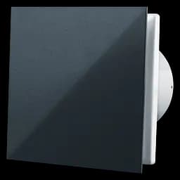 Декоративный малошумный вентилятор Vents 100 Солид ТН черный сапфир