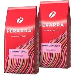 Набір кави в зернах Ferarra Strawberry Choco 1 кг х 2 шт.
