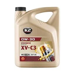 Моторное масло K2 Synthetic XV 0W-30 5л(O0335S)