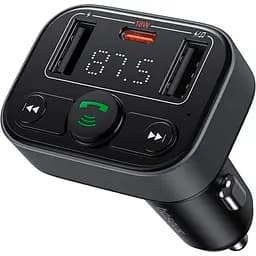 FM-трансмиттер Baseus S-09 Lite Series Black (C10762300113-00) [126841]