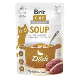Корм вологий Суп для кішок Brit Care Soup with Duck з качкою, 75 г