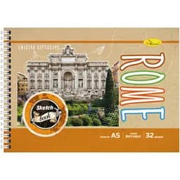 Скетчбук Апельсин Eagle Wings Rome  A5 32 аркуші (СБК-А5-32-1)